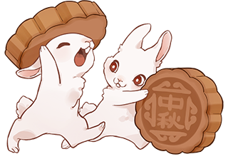 千庫(kù)網(wǎng)_中秋抱著月餅的兔子_元素編號(hào)12534338