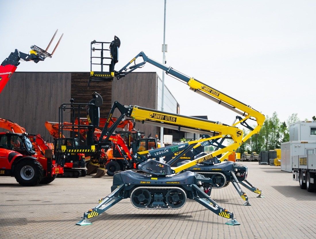 A couple of the Leguan 135s in the S?rby Utleie yard